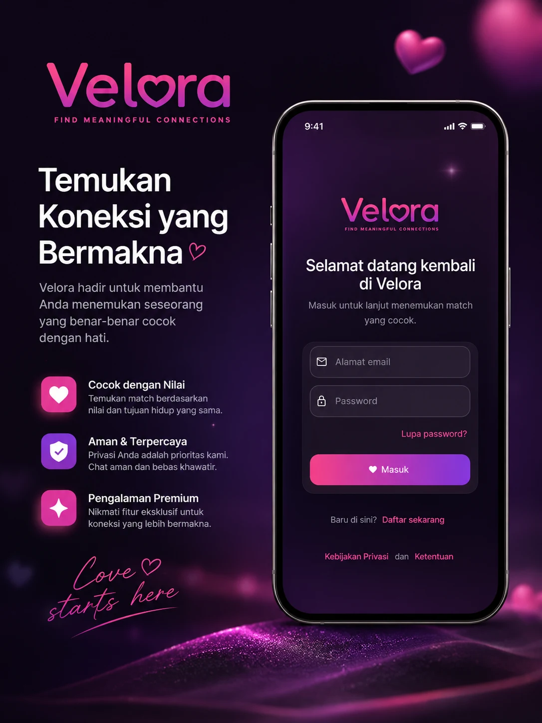 Velora screenshot